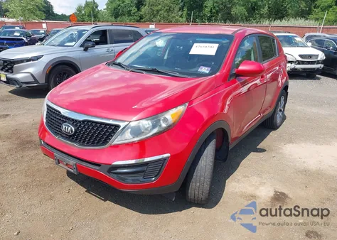 2015 Kia Sportage Lx z USA, uszkodzony, nr VIN KNDPBCAC6F7694311